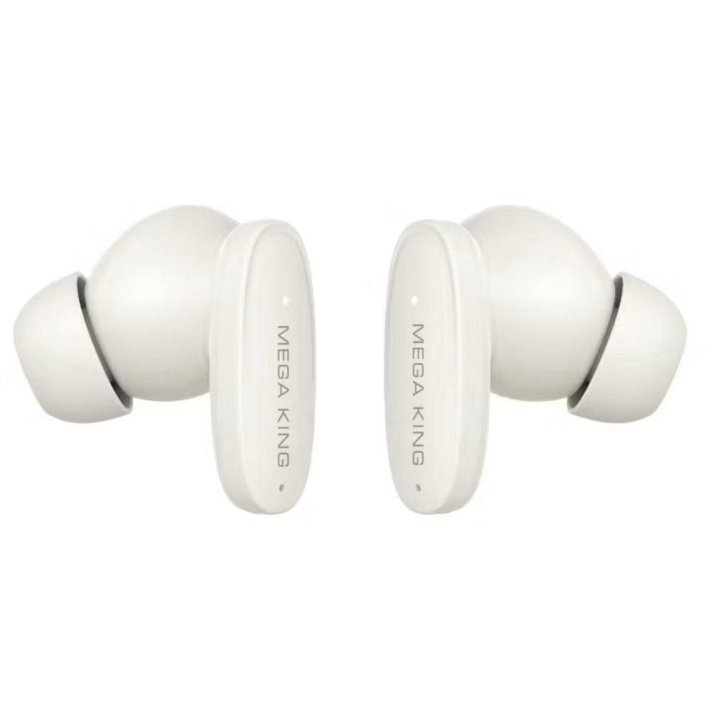 MEGA KING【T18 Lite 真無線藍牙耳機 奶油白】待機10小時、高音質、降噪一應俱全-細節圖2