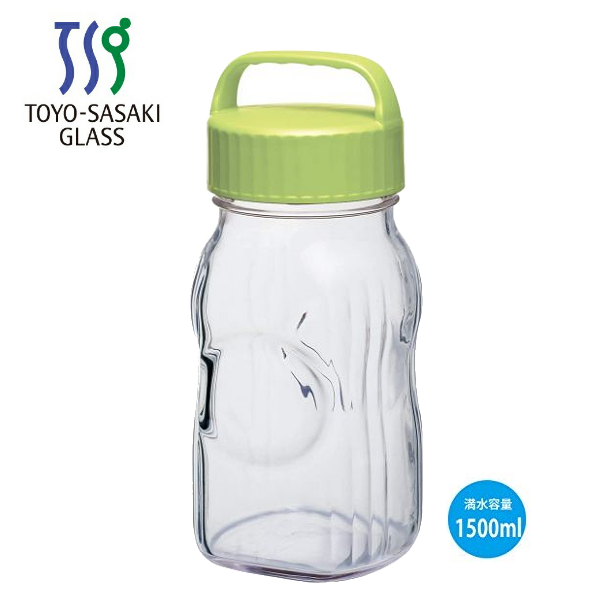 純淨北歐 | 日本製 東洋佐々木 透明梅酒罐1.5L (兩色) 梅子罐 漬物罐 果實酒 密封罐 現貨-細節圖3