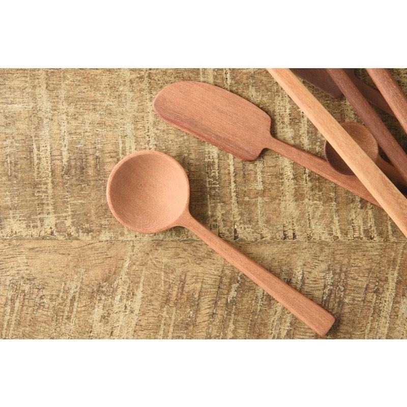 純淨北歐 | 日本天然無毒木製糖匙 天然木 無毒餐具 餐桌上 現貨 SAWO木 糖匙-細節圖4