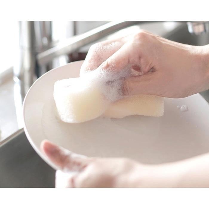 純淨北歐 | MARNA日本製極簡抗菌廚房海綿 (白色) 抗菌 菜瓜布 三層海綿 日本製 現貨-細節圖4