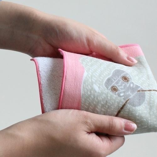 純淨北歐 | 日本製 kata kata むすび 純棉手帕 (四款) 動物系列 純棉 柔軟蓬鬆 現貨-細節圖6