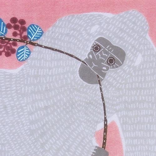 純淨北歐 | 日本製 kata kata むすび 純棉手帕 (四款) 動物系列 純棉 柔軟蓬鬆 現貨-細節圖7