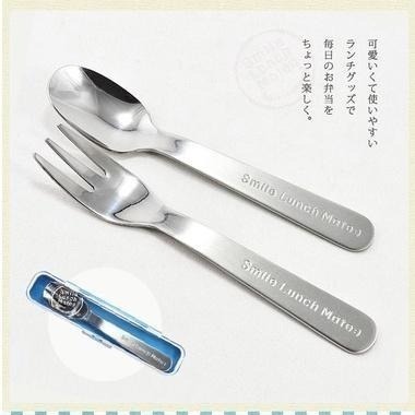 純淨北歐 | 日本製不銹鋼兒童餐具組 (四色) 叉匙組 不銹鋼 外出 兒童餐具 現貨-細節圖2
