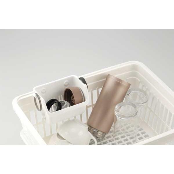 純淨北歐 | INOMATA 日本製小物瀝水籃(附掛勾) 瀝水籃 廚房用品 不含雙酚A 收納控-細節圖4