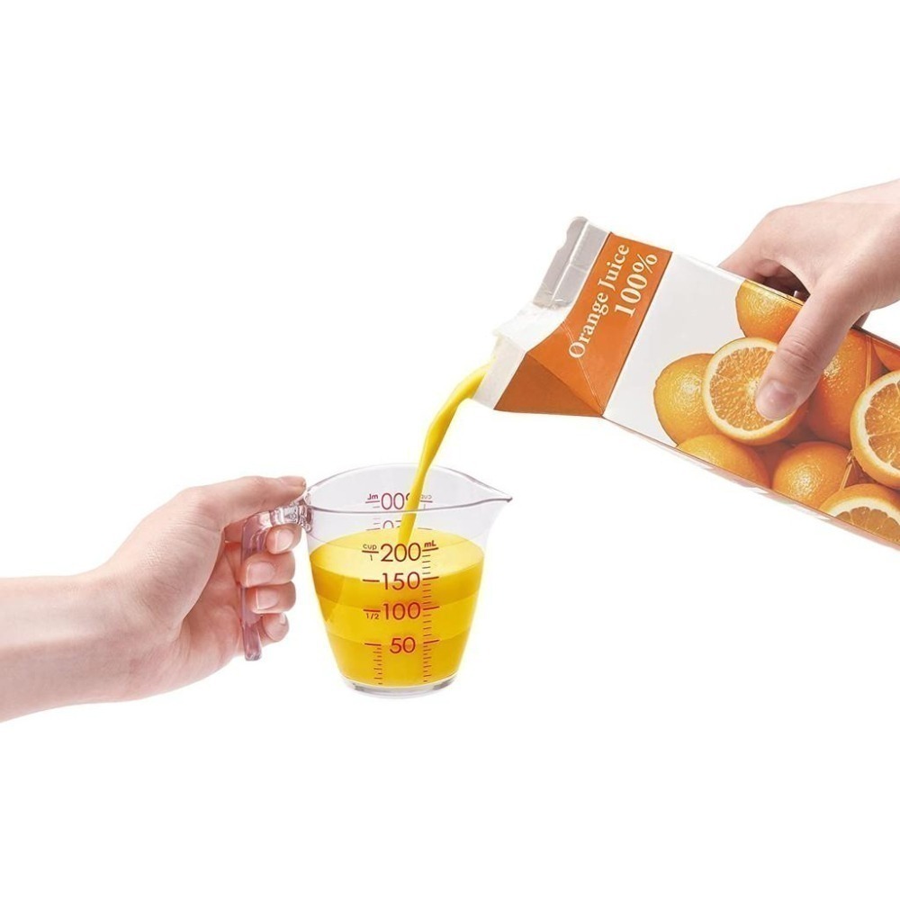 | 純淨北歐 | MARNA日本製好握取量杯200ML 料理必備 刻度量杯 寬口設計 日本製 現貨-細節圖4