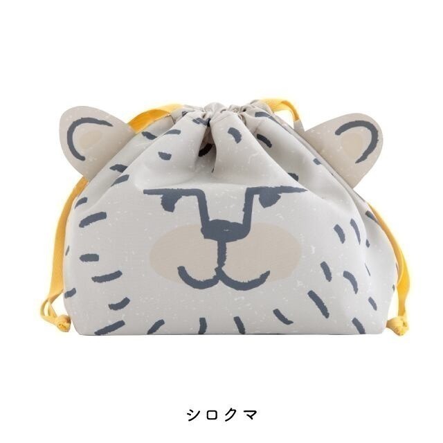 純淨北歐 | 日本 CDF 怪怪可愛! 日本動物系午餐便當袋 (四款) 便當袋 束口 午餐袋 春夏新品 人氣現貨-規格圖9