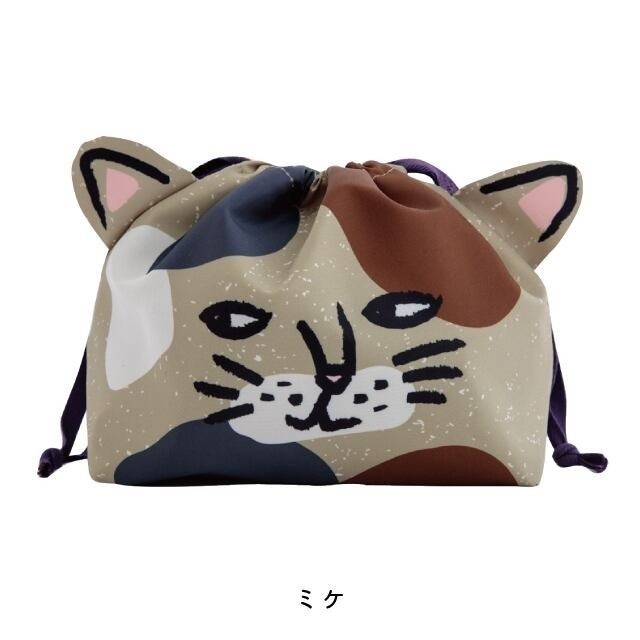 純淨北歐 | 日本 CDF 怪怪可愛! 日本動物系午餐便當袋 (四款) 便當袋 束口 午餐袋 春夏新品 人氣現貨-規格圖9