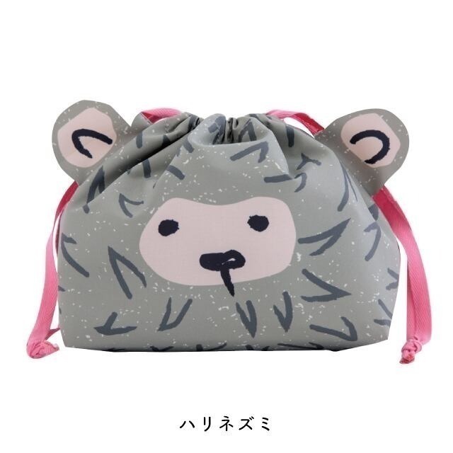 純淨北歐 | 日本 CDF 怪怪可愛! 日本動物系午餐便當袋 (四款) 便當袋 束口 午餐袋 春夏新品 人氣現貨-規格圖9