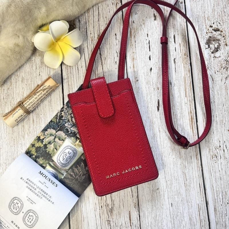 [Marc Jacobs]  正品 新款 MJ荔枝紋手機包 斜背包 MJ小包-細節圖5