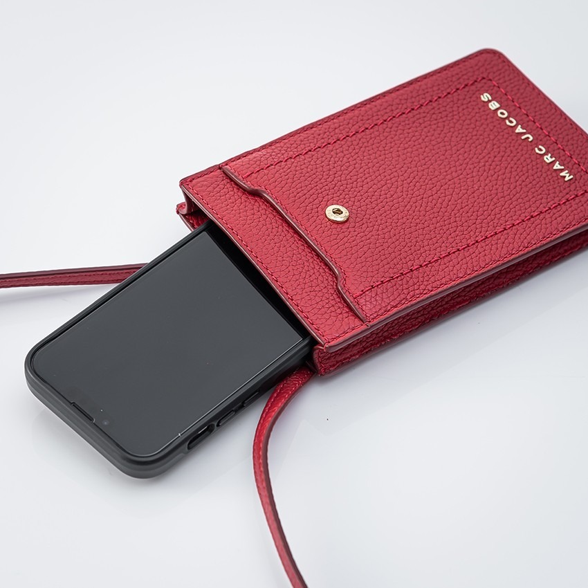 [Marc Jacobs]  正品 新款 MJ荔枝紋手機包 斜背包 MJ小包-細節圖10