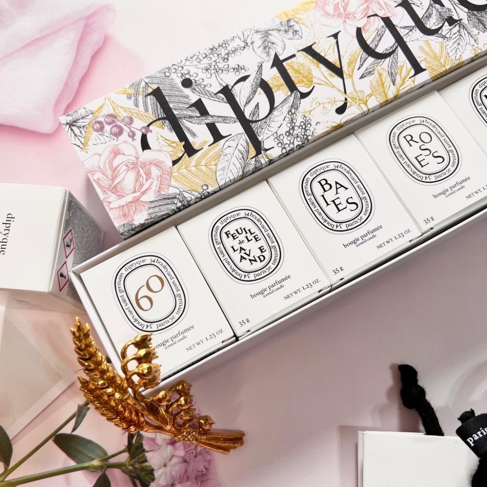【 Diptyque 】蠟燭 漿果 無花果 晚香玉 水煙 百合 玫瑰 薰衣草 炭木 薄荷 冷杉35g 可加購提袋-細節圖3