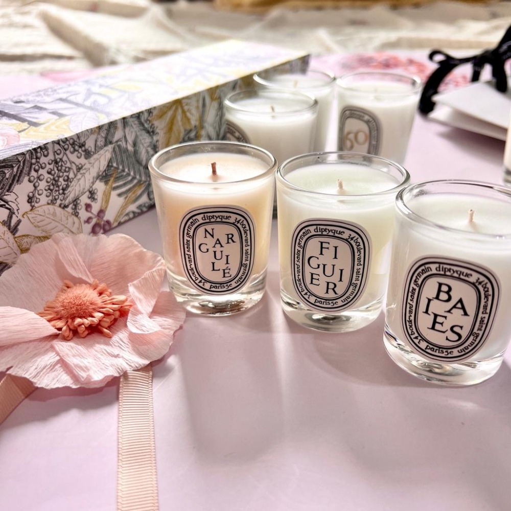 【 Diptyque 】蠟燭 漿果 無花果 晚香玉 水煙 百合 玫瑰 薰衣草 炭木 薄荷 冷杉35g 可加購提袋-細節圖4