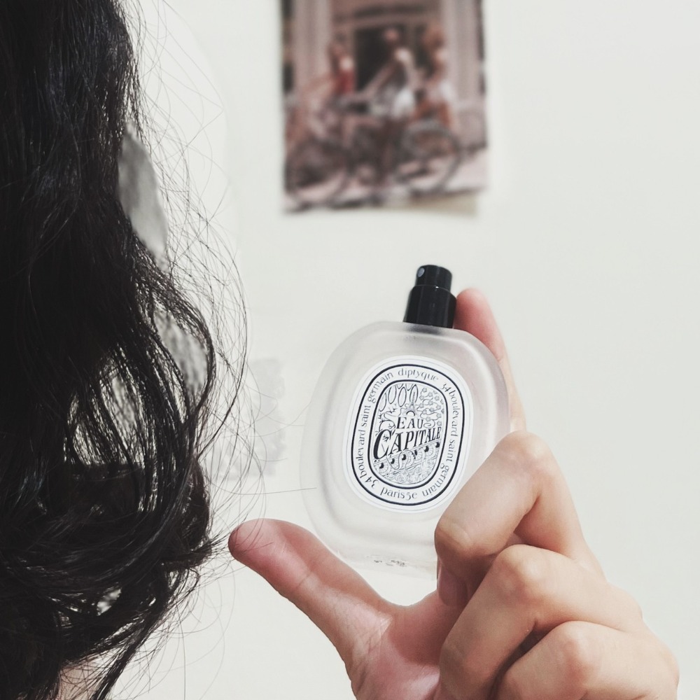 【 Diptyque 】髮香噴霧 聞香空瓶 香水髮香噴霧 玫瑰之水 感官之水 暖陽 杜桑 拍攝道具 香水空瓶   質感-細節圖2