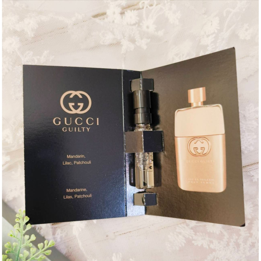 【GUCCI 】試管香水 小香水  最愛女性 華麗梔子花女性淡香精 針管香水 針管1.5ML(新版)-細節圖2