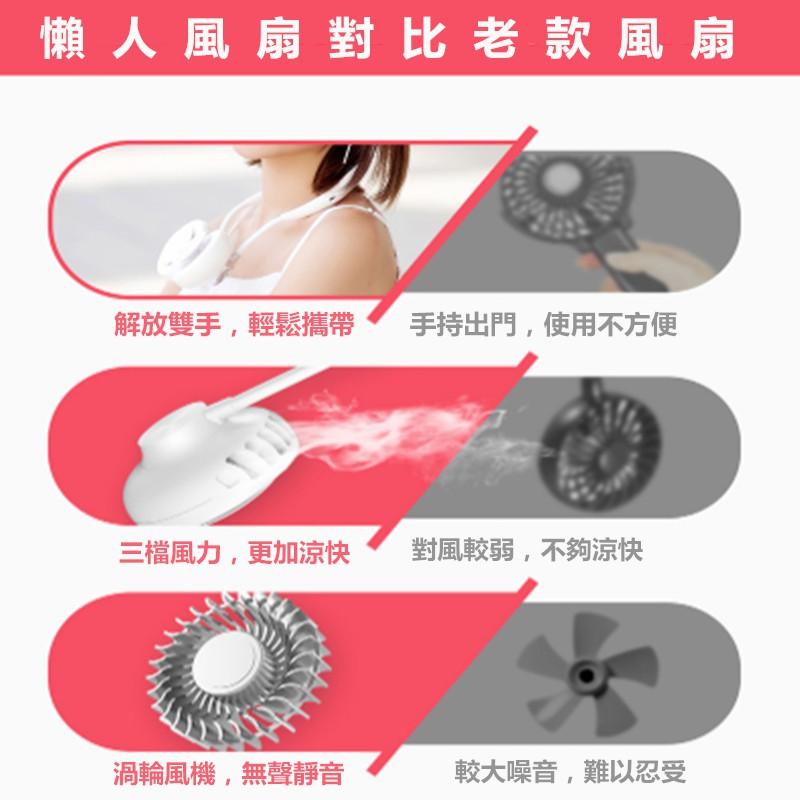 現貨【最低價 】 掛脖風扇 頸掛風扇 無業風扇 免手持超涼大風量-細節圖7