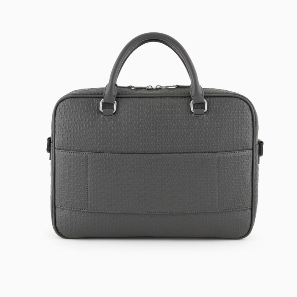【良威精品】AX Armani Exchange 公事包 側背包 手提包 滿版字母 全新/美國代購/現貨-細節圖4