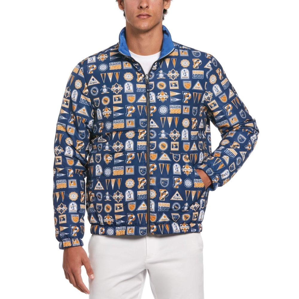 【良威精品】企鵝 Original Penguin 男款 雙面夾克 外套 防風 防水 正品/美版/全新/美國代購-細節圖2