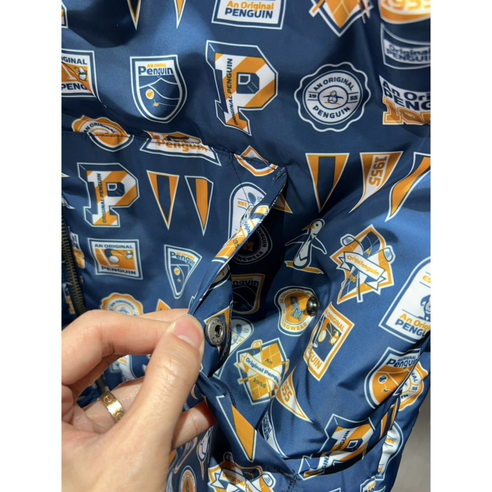 【良威精品】企鵝 Original Penguin 男款 雙面夾克 外套 防風 防水 正品/美版/全新/美國代購-細節圖4