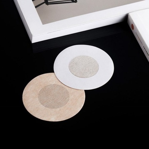 [一對價] 一次性乳貼 胸貼 乳暈貼 無紡布乳頭貼 防水防汗乳貼 舒適透氣隱形無痕 防凸點防走光防露點拋棄式 緞面布料-細節圖3