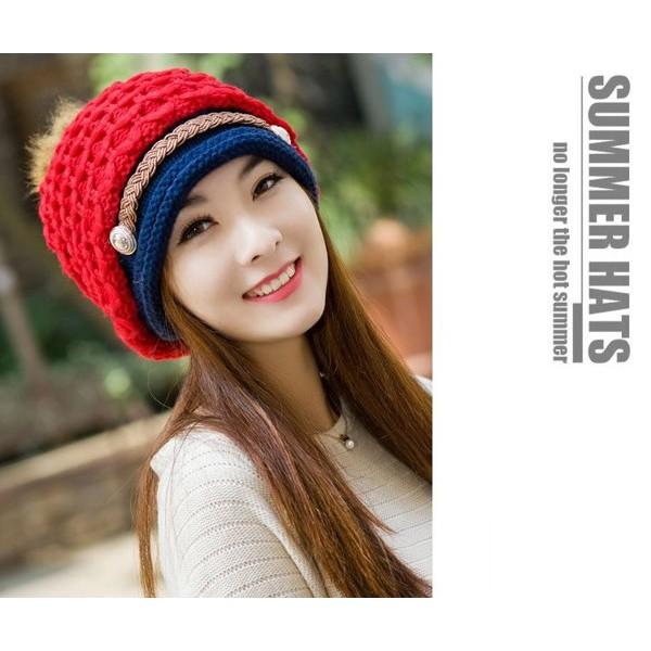 冬季新款 韓版 拚色針織帽 針織毛線帽 毛球毛線帽 護耳帽子 毛線帽 套頭帽 包頭帽 保暖帽 毛帽 露營 登山爬山 毛帽-細節圖8