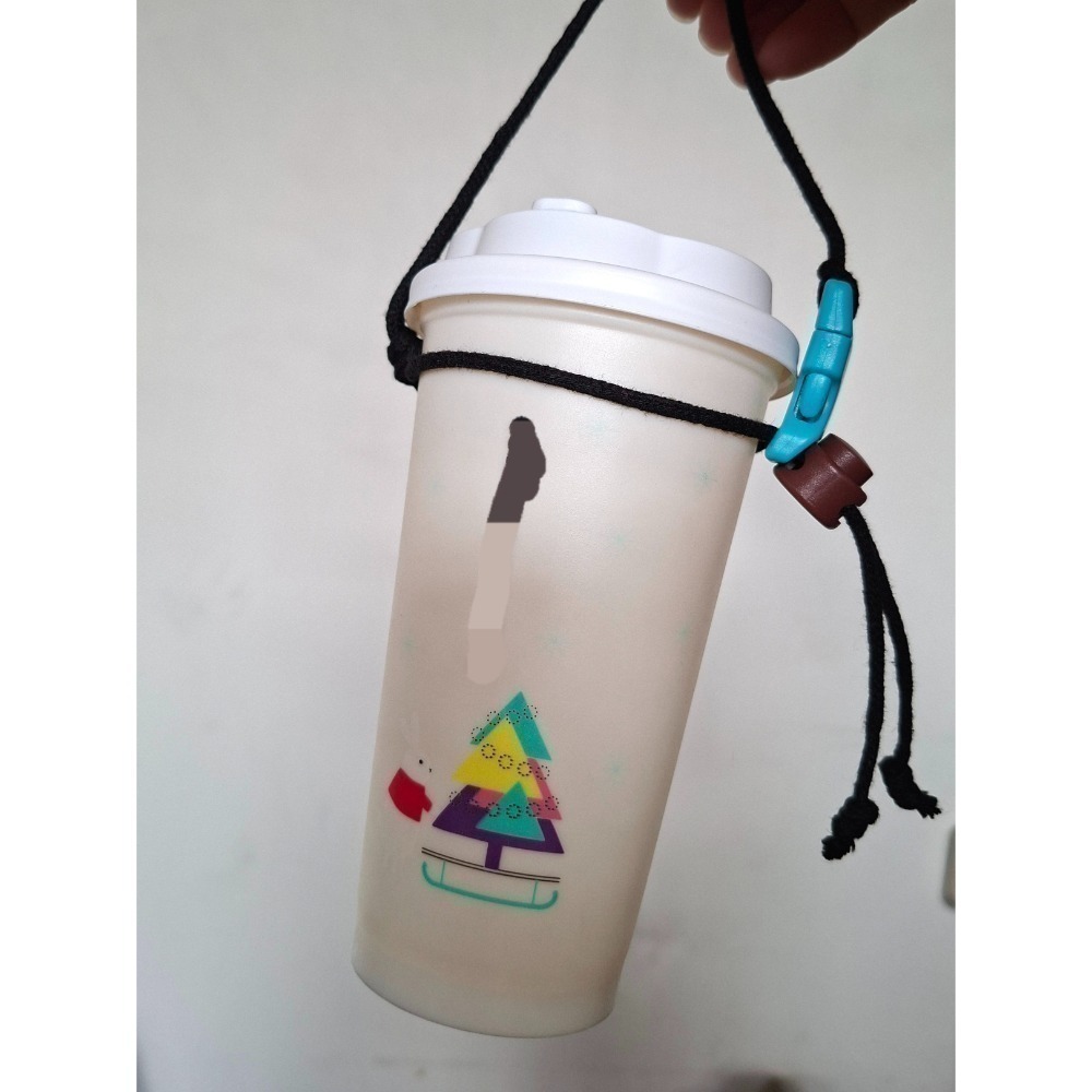 手作-手提飲料杯提繩／手機掛繩兩用（單杯）-細節圖2