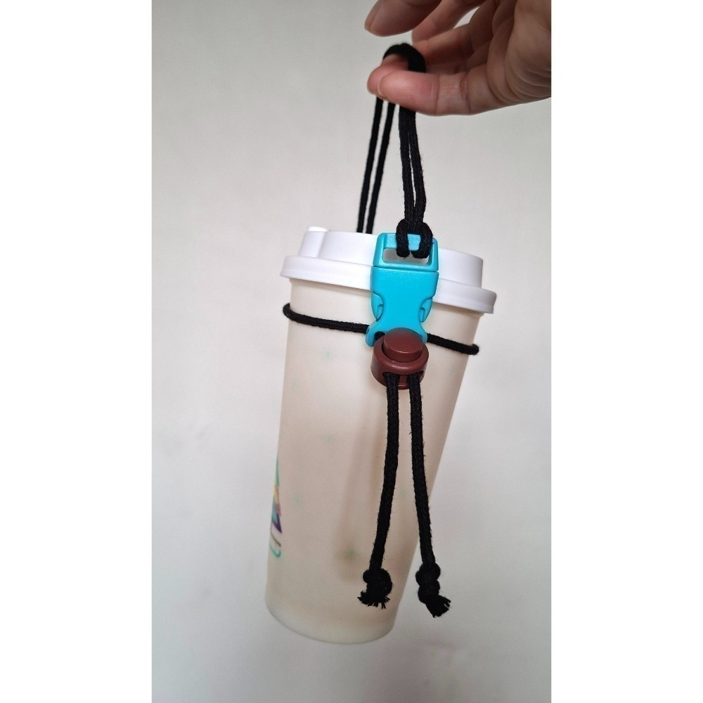 手作-手提飲料杯提繩／手機掛繩兩用（單杯）-細節圖3