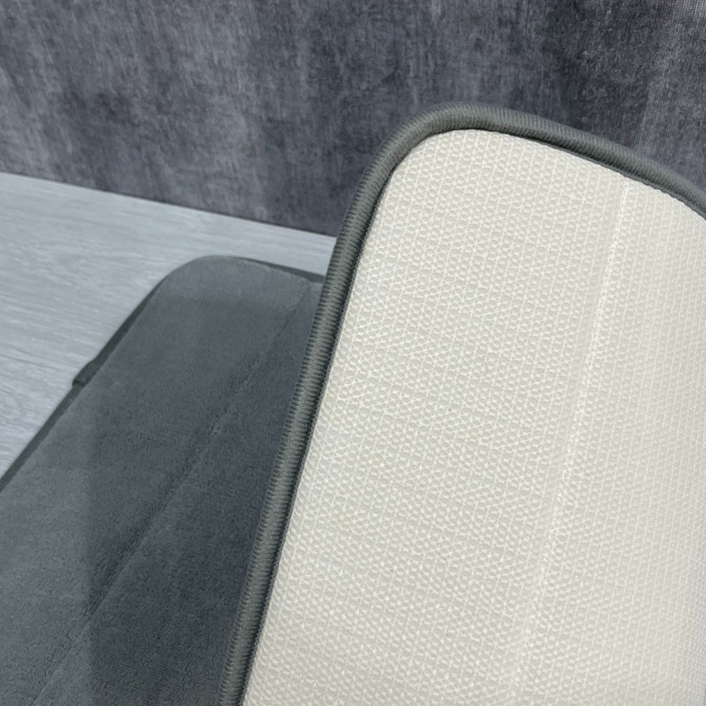 超慢回彈｜極軟記憶棉吸水地墊(50*80cm,6色) 半圓地墊 腳踏墊 吸水地墊 浴室地墊 防滑地墊 珊瑚絨地墊-細節圖9