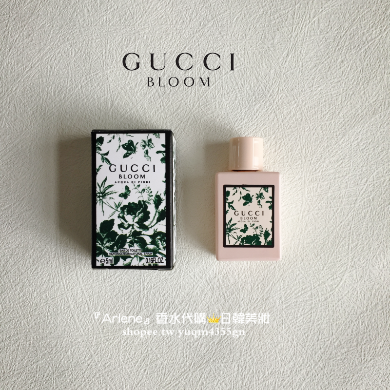 現貨 GUCCI BLOOM 花悅系列 小香水 花悅綻放 女性淡香精 / 繁花之水 / 花悅蜜意 淡香水/淡香精 5ml-細節圖3
