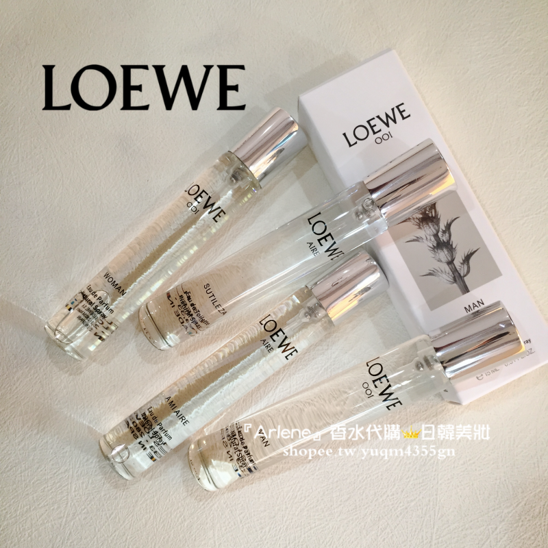 【LOEWE】試管噴瓶小樣香水 001 Woman 事後清晨 奇跡天光 怡然天光 EDP 淡香精/淡香水 噴頭 15ml-細節圖2