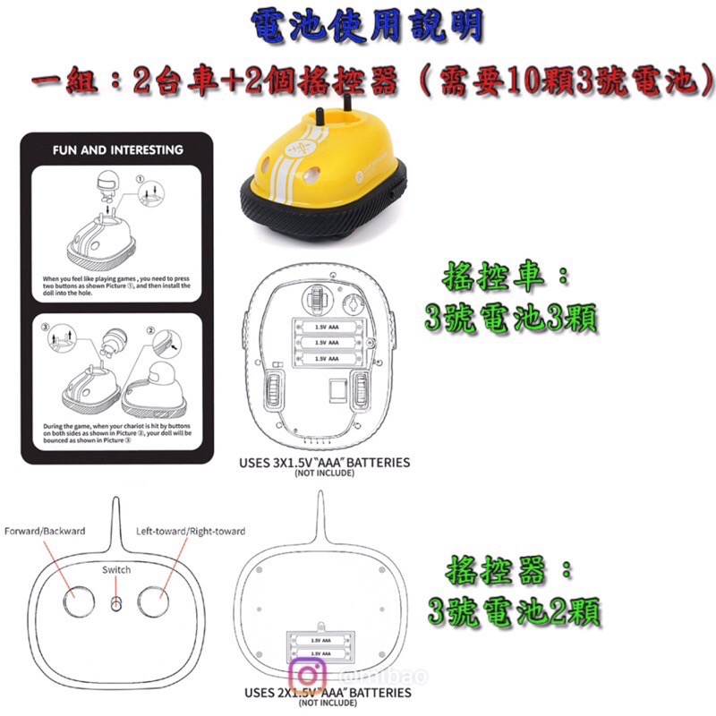 🔥熱銷款 台灣發貨【充電版】遙控碰碰車 售後保固保修 原裝原盒可超取 碰碰車 雙人對戰 漂移卡丁車 卡丁車  遙控車-細節圖6