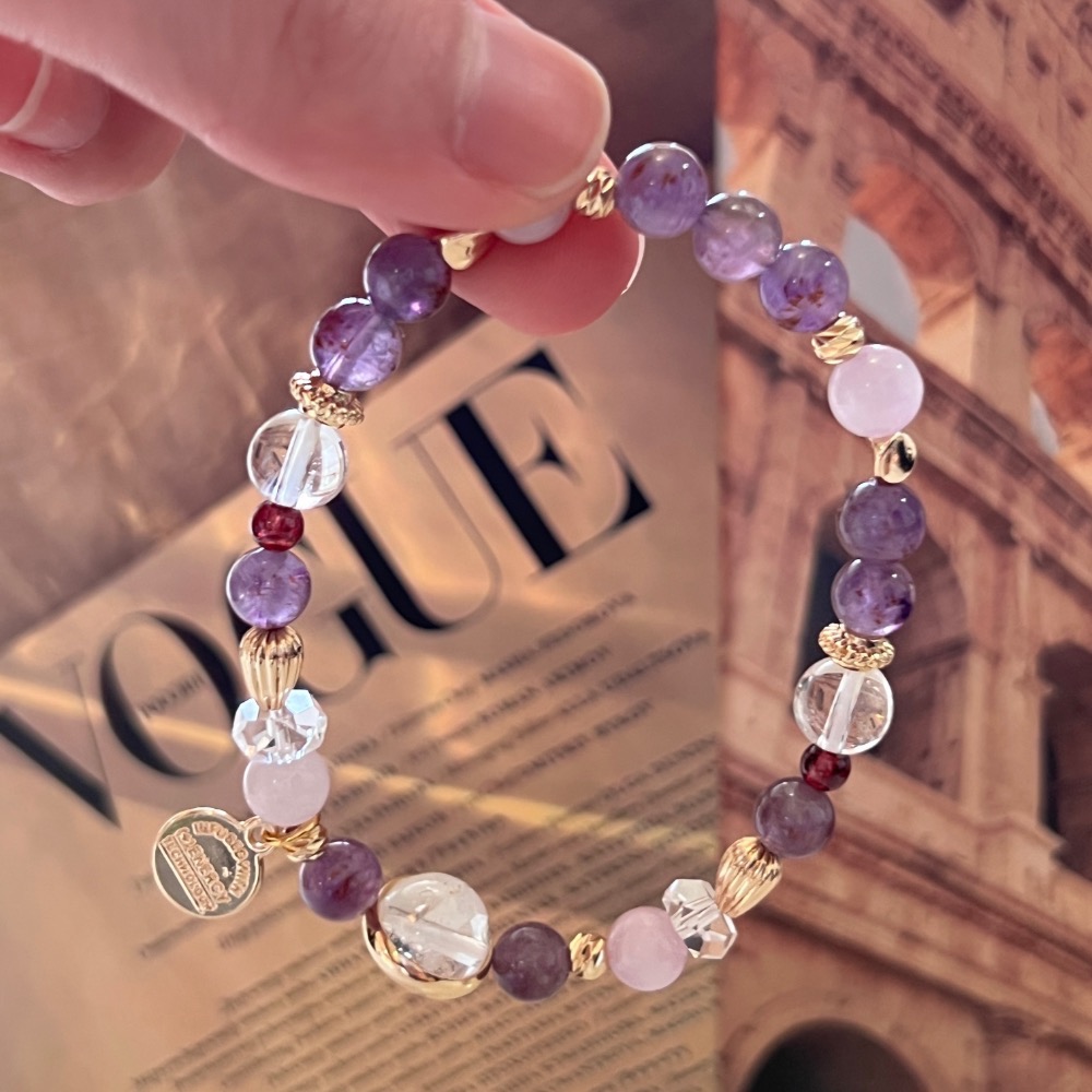 《紫鈦+紫鋰輝設計款》招財、提升魅力、療癒創傷-細節圖2