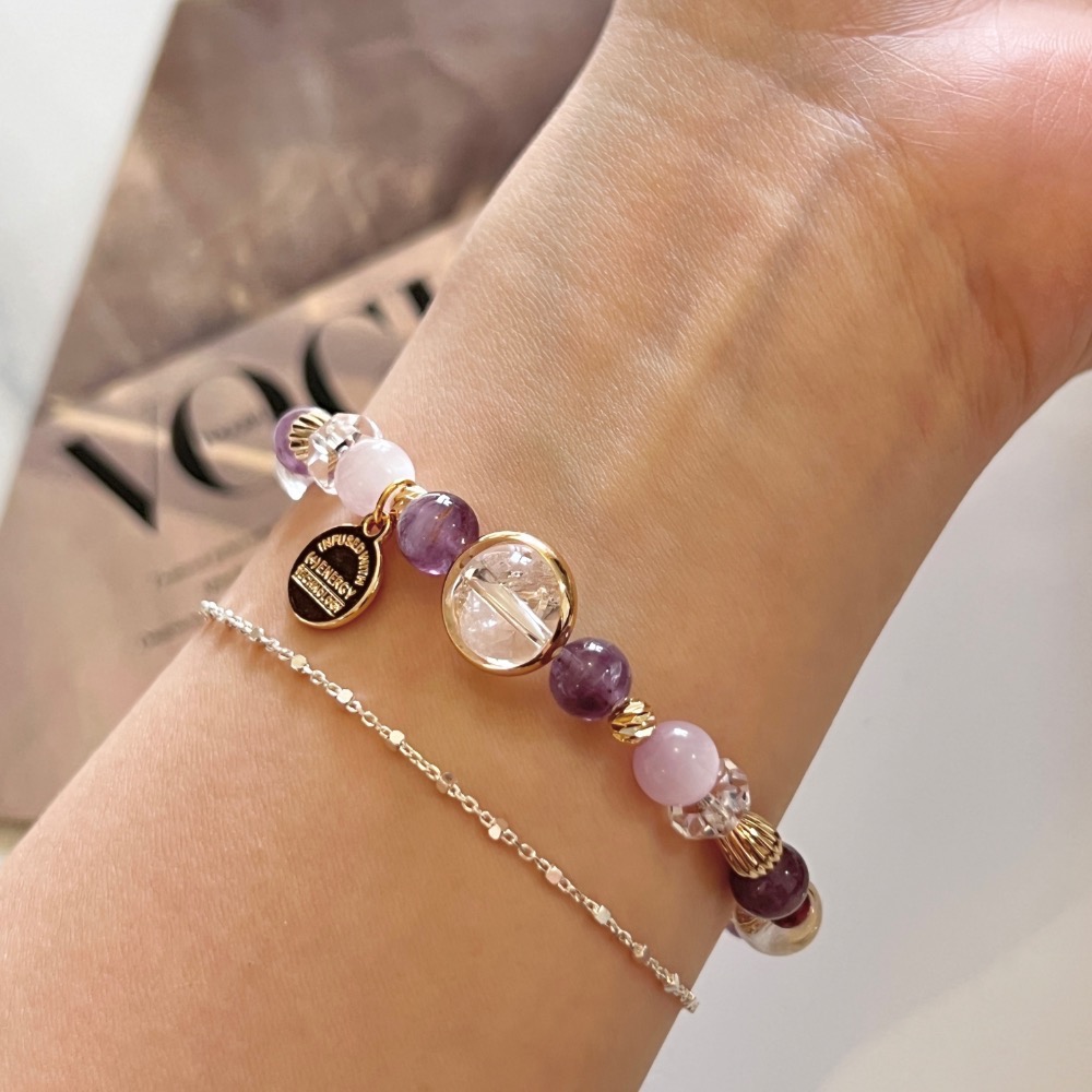 《紫鈦+紫鋰輝設計款》招財、提升魅力、療癒創傷-細節圖3