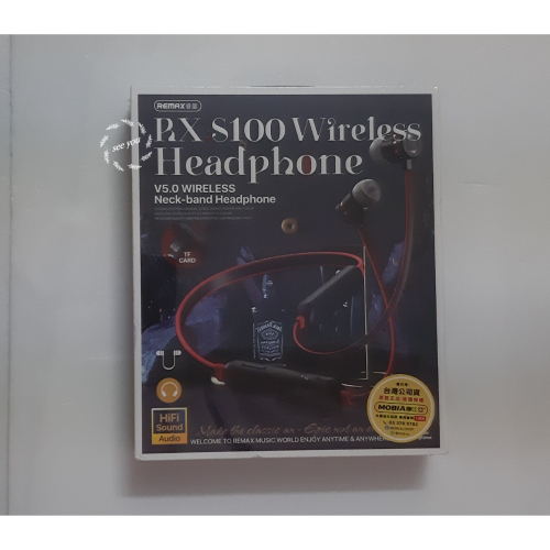 REMAX RX-S100 無線脖掛運動耳機 無線耳機 音樂通話 掛耳式耳機 無線運動耳機 掛脖式耳機 藍芽耳機