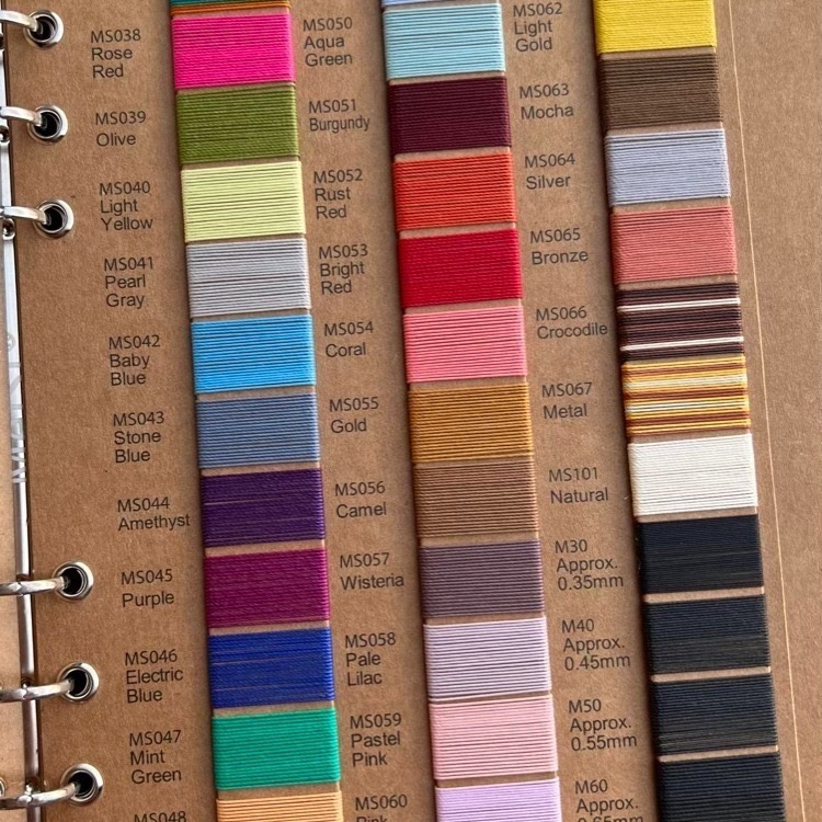 亞麻線 / Meisi Super Fine waxed linen thread-細節圖3