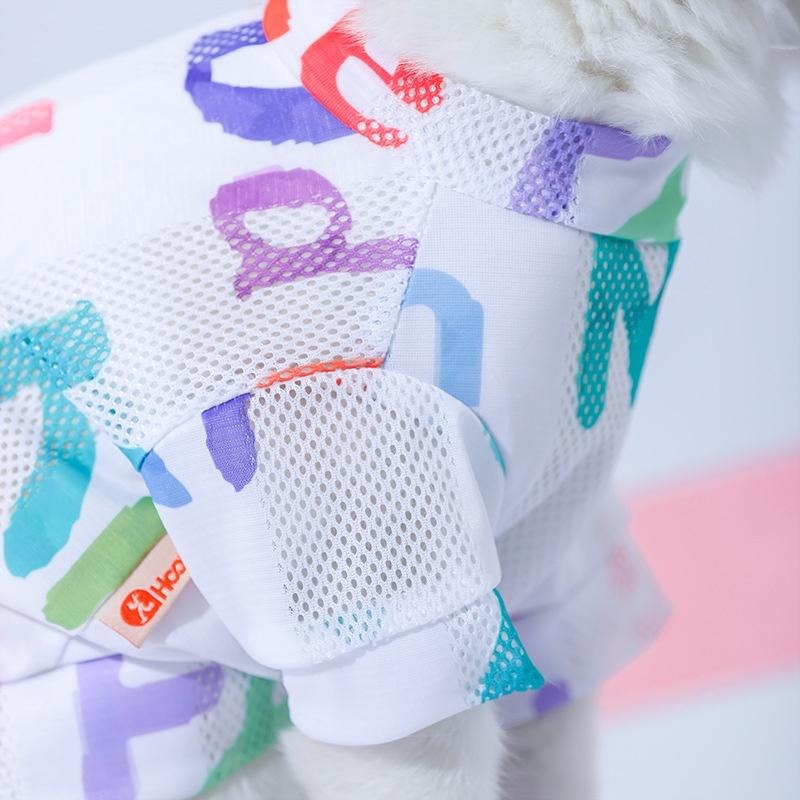 1062🔥幼小貓咪衣服🔥可愛半袖背心  鏤空網眼 舒適透氣 防掉毛 不易掙脫-細節圖6