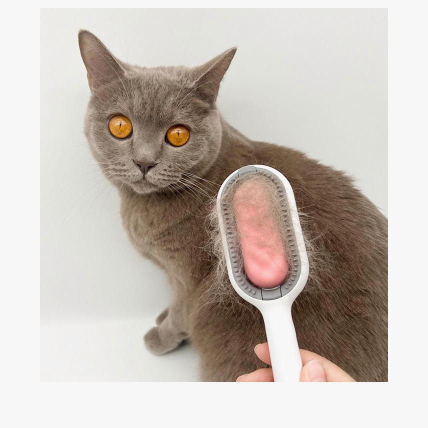 6022寵物清潔祛毛梳帶免洗濕巾粘毛器貓咪梳子狗狗去浮毛貓犬-細節圖5