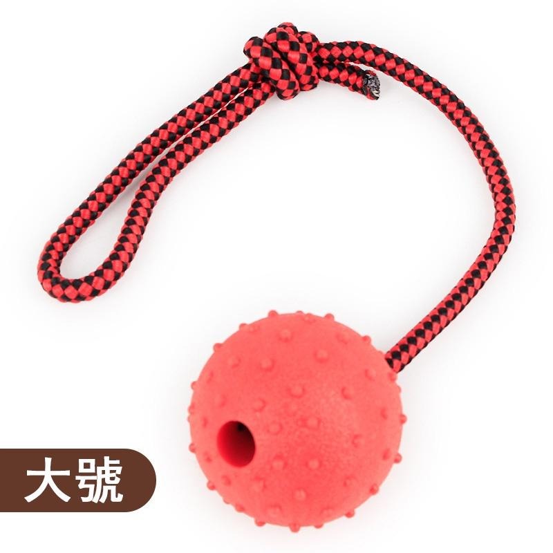 4015💕現貨💕寵物網球紋實心橡膠玩具球  耐咬磨牙  橡膠彈力球 狗狗玩具  狗球耐咬訓狗球 狗啃咬球-細節圖6