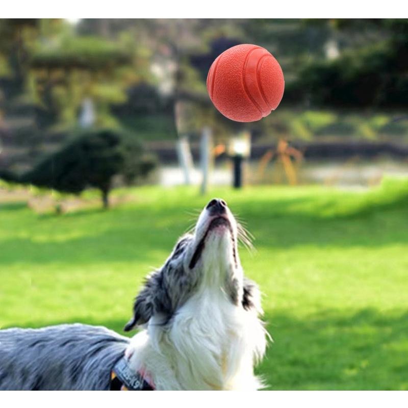 4015💕現貨💕寵物網球紋實心橡膠玩具球  耐咬磨牙  橡膠彈力球 狗狗玩具  狗球耐咬訓狗球 狗啃咬球-細節圖9