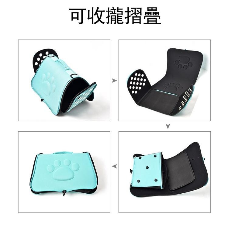 2001🏰現貨🏰寵物外出背包 手提肩包 攜式貓咪包 狗包 摺疊包 舒適透氣-細節圖4