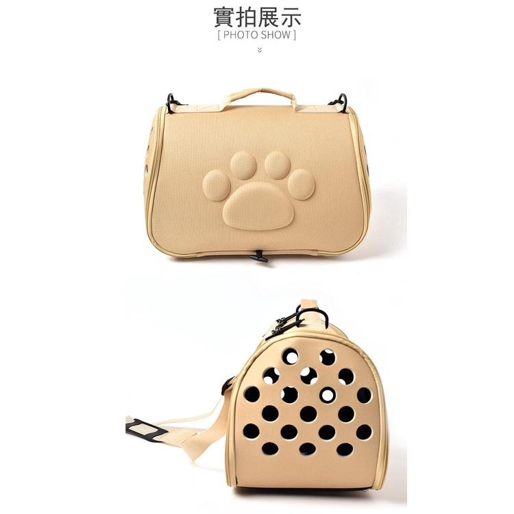 2001🏰現貨🏰寵物外出背包 手提肩包 攜式貓咪包 狗包 摺疊包 舒適透氣-細節圖8