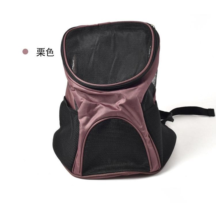 2003🎀寵物背包🎀雙肩背包 外出遊玩便攜透氣可折疊包 網紗狗偝包 牛津布可調節-細節圖5