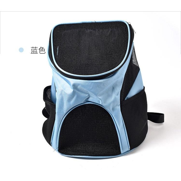 2003🎀寵物背包🎀雙肩背包 外出遊玩便攜透氣可折疊包 網紗狗偝包 牛津布可調節-細節圖6
