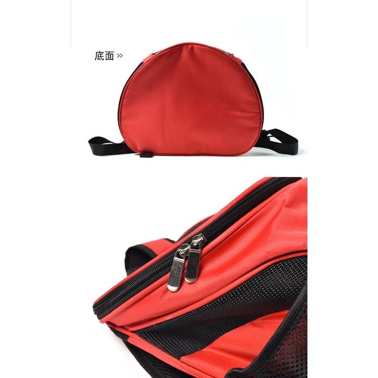 2003🎀寵物背包🎀雙肩背包 外出遊玩便攜透氣可折疊包 網紗狗偝包 牛津布可調節-細節圖8