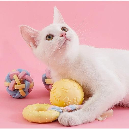 4037寵物玩具狗狗棉布玩具耐咬磨牙棒潔齒狗狗TPR自嗨玩具球用品-細節圖5