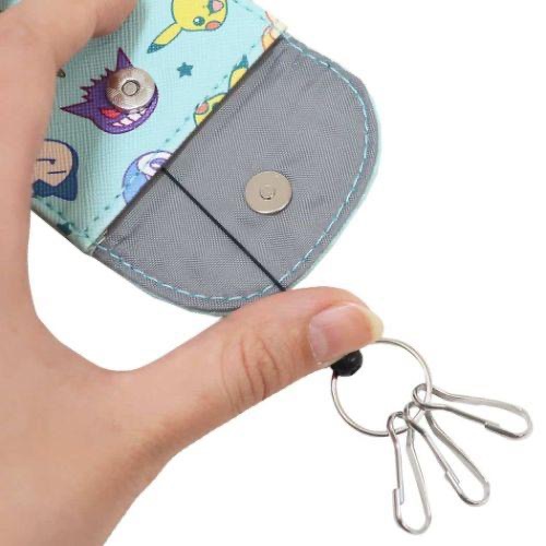 寶可夢 Pokemon 伸縮 鑰匙包 鑰匙圈 鑰匙扣 鑰匙環 夜光 反光 多功能 大容量 鑰匙收納-細節圖6