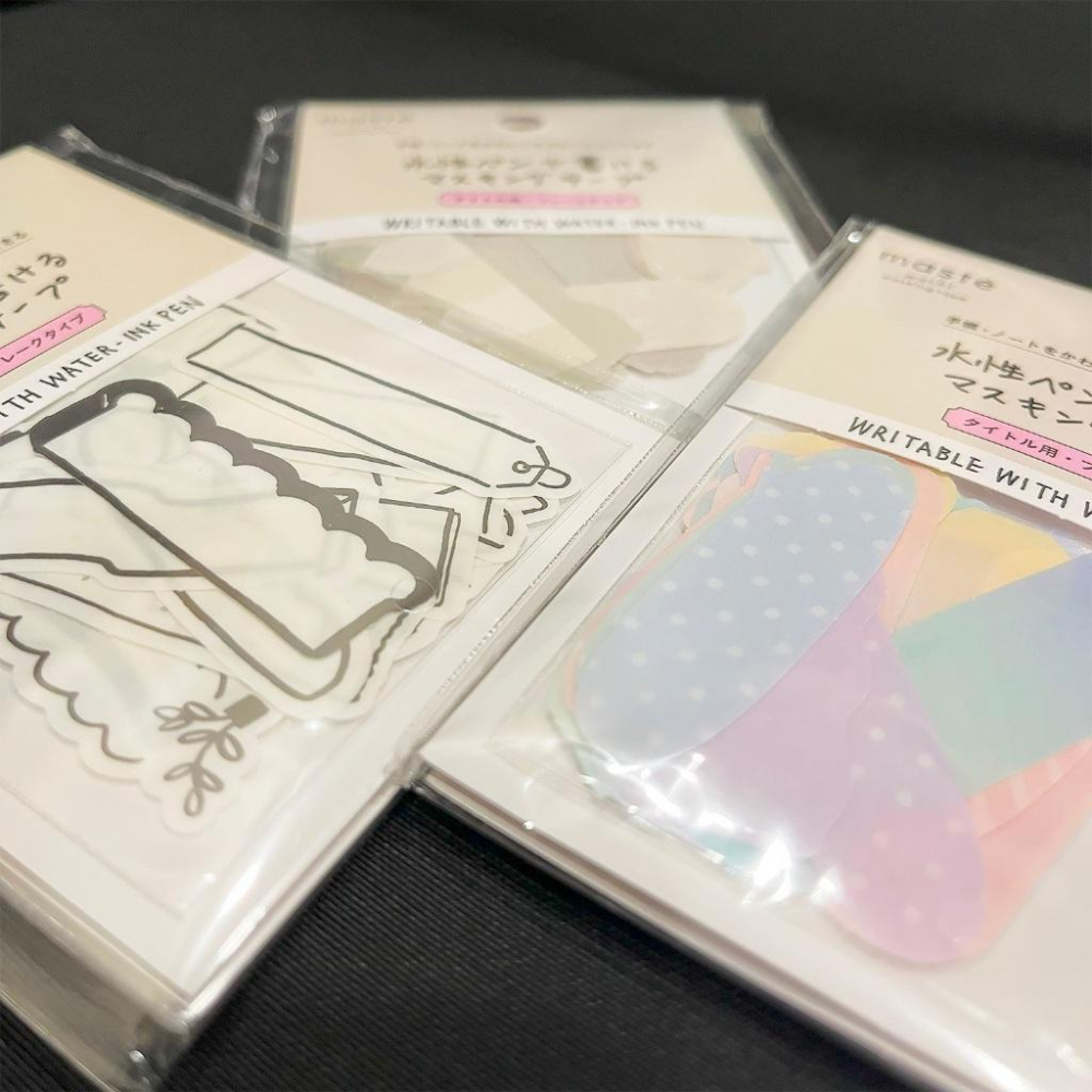 【MARK＇S maste ⪩⪨ 秘境現貨】日本製 水性筆可書寫標題紙膠帶 手帳裝飾用-細節圖7