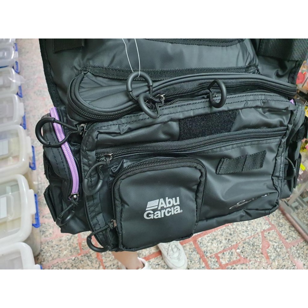 【魚戰釣具】Abu EGISYS SHOULDER BAG-BLACK 釣魚側背包-細節圖4