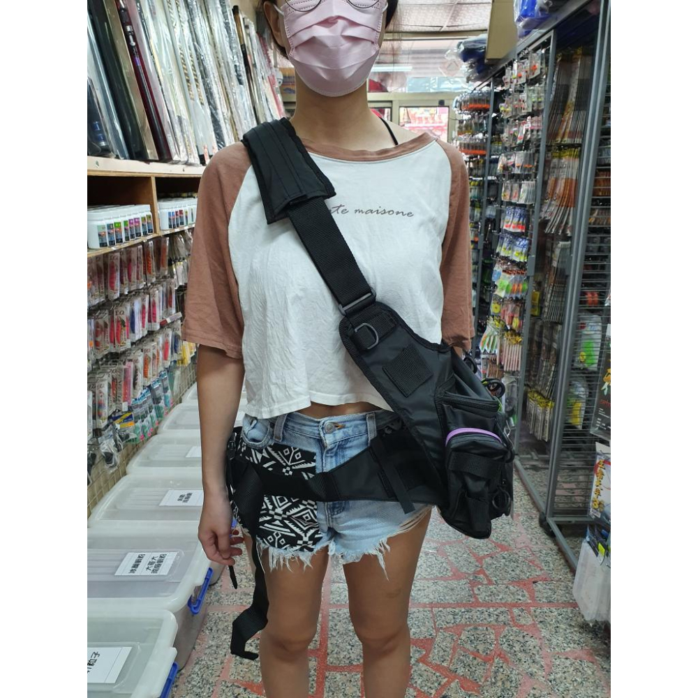 【魚戰釣具】Abu EGISYS SHOULDER BAG-BLACK 釣魚側背包-細節圖6