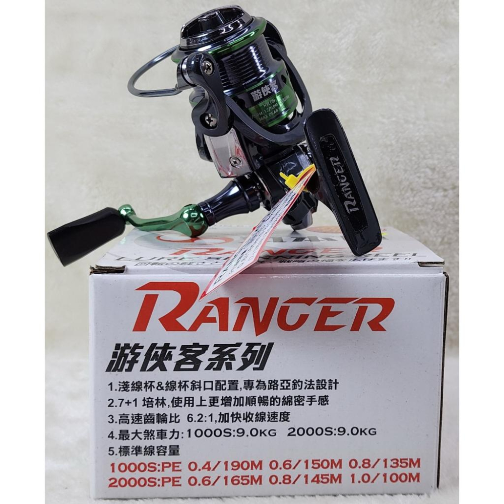 【魚戰釣具】遊俠客 捲線器-細節圖2