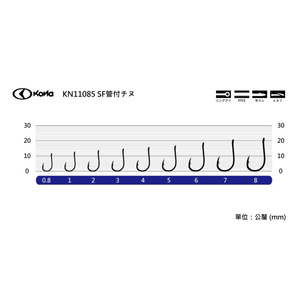 【魚戰釣具】KONA SF管付チヌ-細節圖4